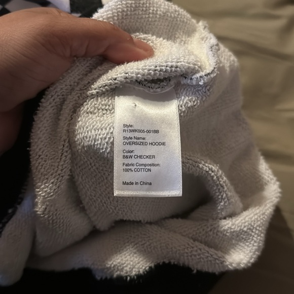 R13 checkered oversized hoodie - Picture 9 of 10